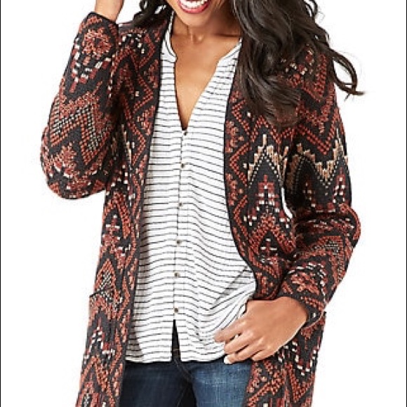 Lucky Brand Long Cardigan - Picture 4 of 7